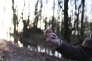 Christophe Favreau, agent de rivière, Saint-Mars-de-Coutais, lac de Grand Lieu, 2 janvier 2013 - Magali Babin